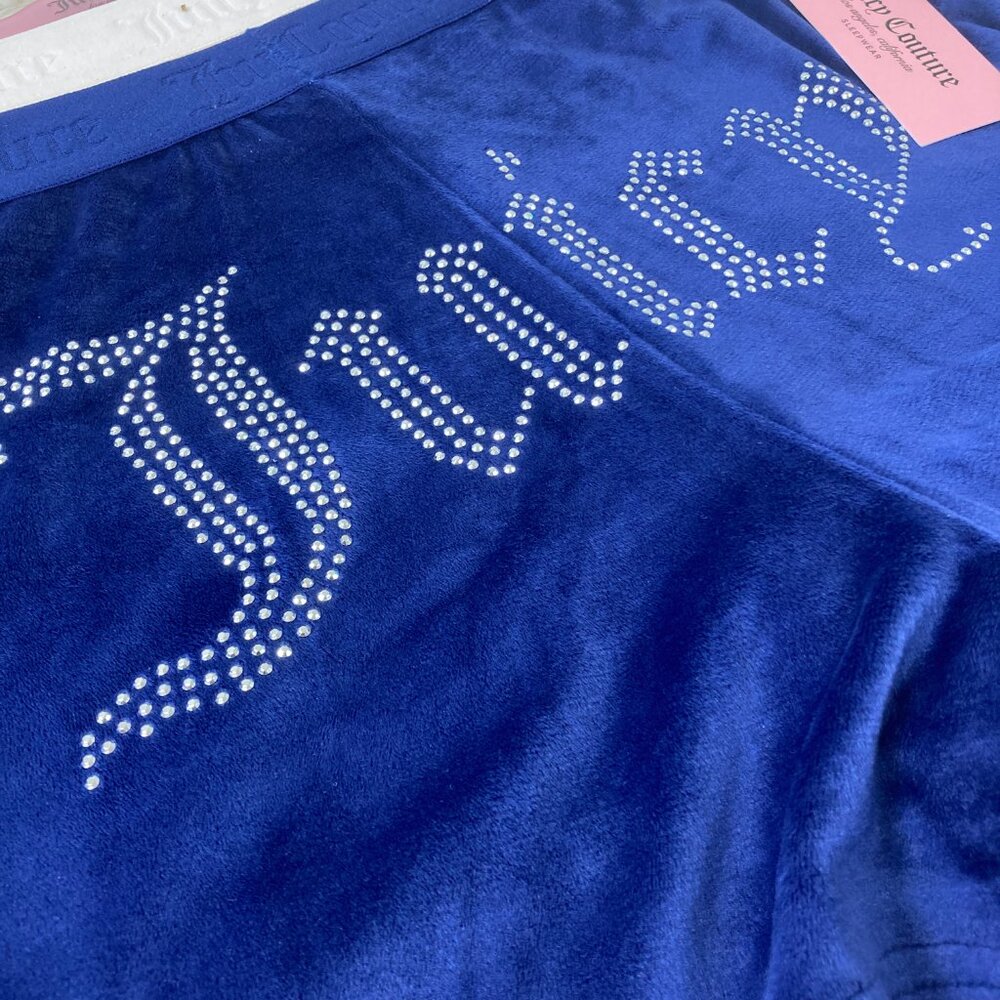 Big Bling Velour Track Shorts Sleepwear Style JC1751 2 Pair Size XL, NWT